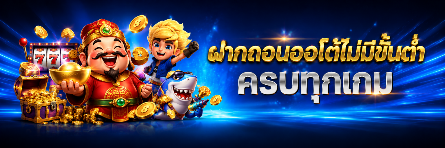 ฝากถอนออโต้ไม่มีขั้นต่ำ ครบทุกเกม